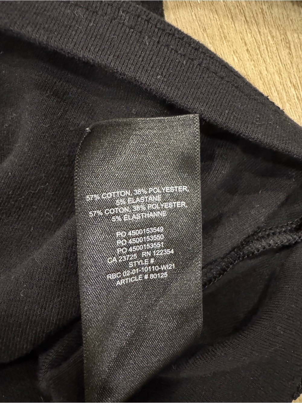 Aritzia Sunday Best Black Long Sleeve Top - Picture 3 of 4